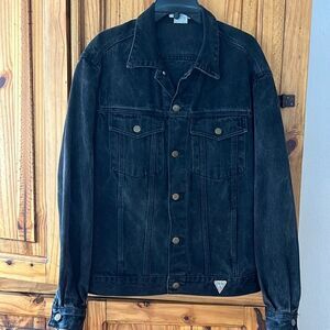 Georges Marciano for Guess Vintage Black Denim Jacket